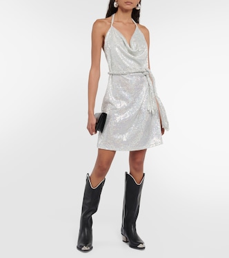 Sequined halterneck minidress | Dodo Bar Or