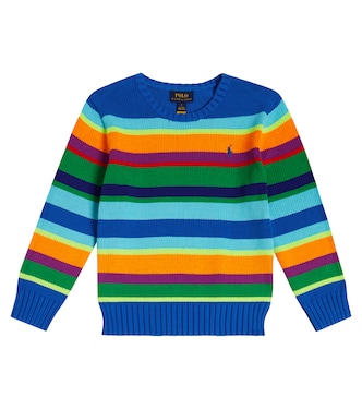 Pull rayé en coton | Polo Ralph Lauren Kids