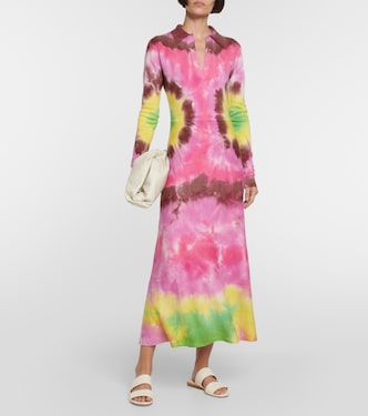 Abito midi tie-dye in cashmere e seta | Gabriela Hearst