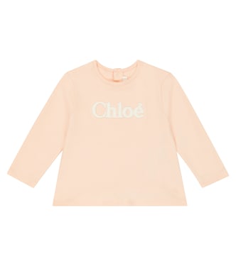 Baby - T-shirt in jersey di cotone | Chloé Kids