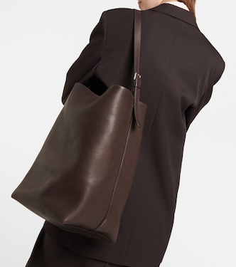 Large N/S leather tote bag | The Row