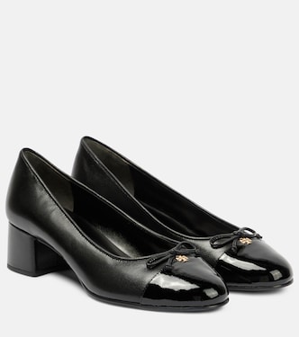 Bow leather pumps | Tory Burch
