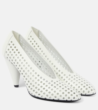 Perforated Cone leather pumps  | Proenza Schouler