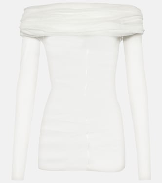 Draped silk top | Christopher Esber