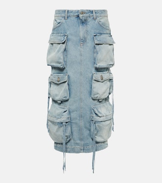 Gonna midi cargo di jeans | The Attico
