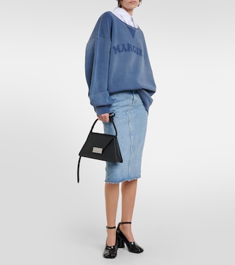 Jupe midi en jean | MM6 Maison Margiela