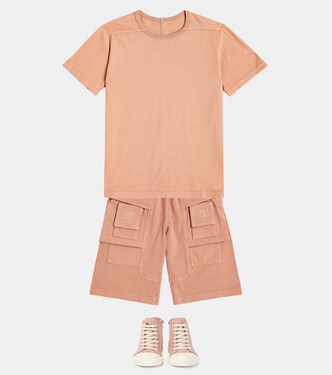 T-Shirt Level T aus Baumwoll-Jersey | Rick Owens Kids