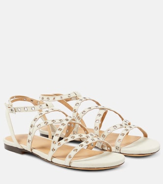 Sandali Lipa in pelle con borchie | Isabel Marant