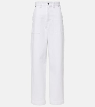 Hewitt high-rise barrel-leg jeans | Khaite