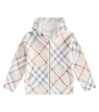 Sudadera de lana con Burberry Check | Burberry Kids