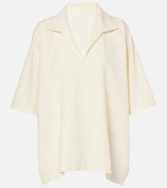 Wen wool, silk and linen top | The Row