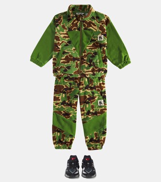 Camouflage fleece sweatpants | Mini Rodini