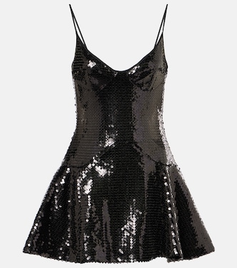 Abito corto con paillettes | David Koma