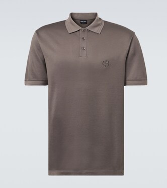 Polohemd aus Seide, Leinen und Baumwolle | Giorgio Armani