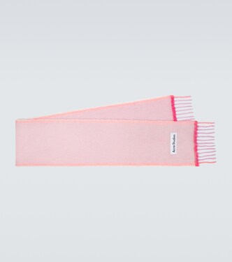 Sciarpa in misto alpaca e lana a quadri | Acne Studios