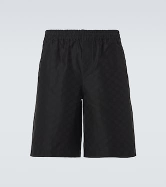 Shorts GG aus Baumwolle und Seide | Gucci