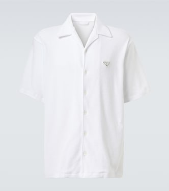 Cotton terry bowling shirt | Prada