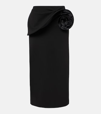 Floral-appliqué midi skirt | Magda Butrym