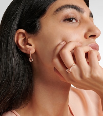 Boucles d'oreilles Blush en or rose 18 ct, diamants et morganites | Bucherer Fine Jewellery