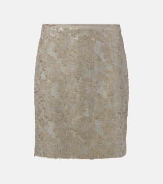 Falda midi de tubo con lentejuelas | Dorothee Schumacher