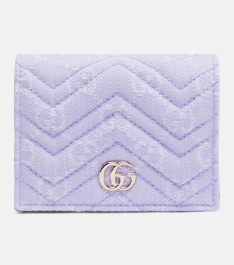 GG Marmont denim wallet  | Gucci