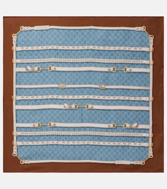 Tuch Horsebit aus Seiden-Twill | Gucci