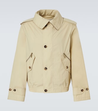Cotton-blend blouson jacket | Burberry