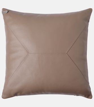 Cuscino Monili in pelle | Brunello Cucinelli