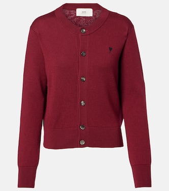 Ami De Cœur wool cardigan | Ami Paris