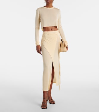 Kazel knitted cropped top | The Frankie Shop