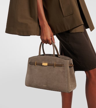 Hudson Medium suede tote bag | DeMellier