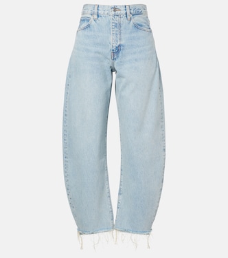 High-Rise Barrel Jeans Bubble | Frame