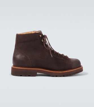 Schnürstiefel aus Leder | Brunello Cucinelli