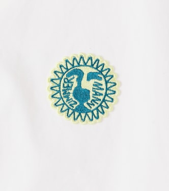 Awaken embroidered scalloped cotton shirt | Zimmermann Kids