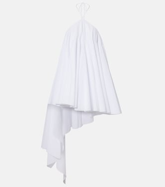 Triangle asymmetric cotton-blend minidress | Jacquemus