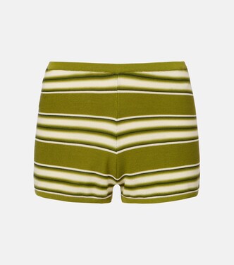 Playa striped cotton-blend shorts | Faithfull