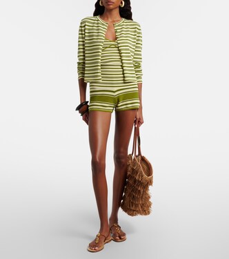 Playa striped cotton-blend shorts | Faithfull