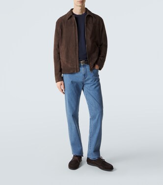Suede blouson jacket | Canali