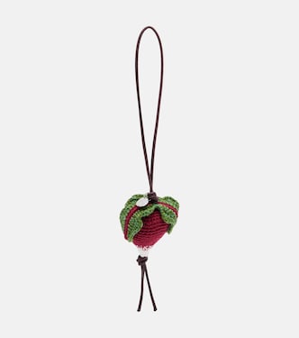 Radish knitted bag charm | JW Anderson