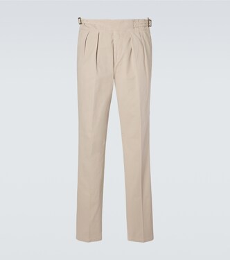 Manny cotton twill tapered pants | Rubinacci