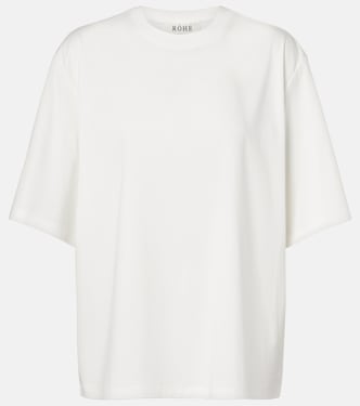 Oversized cotton-blend T-shirt | Róhe