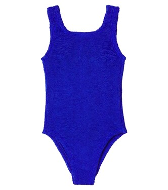Alva bow-detail swimsuit | Hunza G Kids
