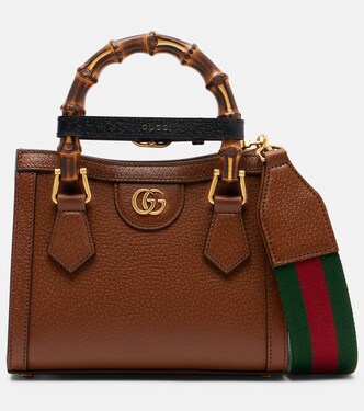 Gucci Diana Small leather tote bag | Gucci