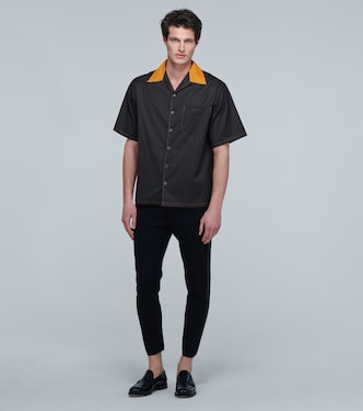 Contrast stitch polo shirt | Prada