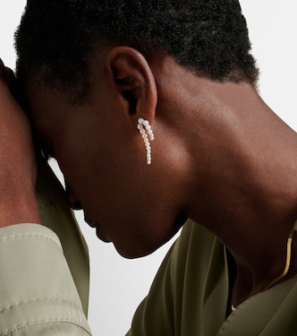 Boucles d’oreilles Petite Perle Nuit en or 14 ct et perles | Sophie Bille Brahe