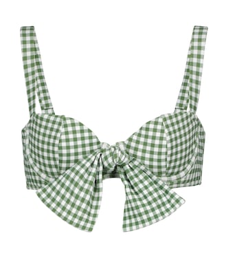 Top bikini Clara a quadretti | Alexandra Miro