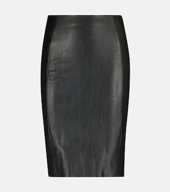 Jenna faux leather midi skirt | Wolford