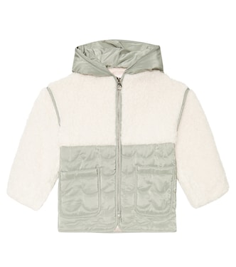Chaqueta de pelo sintético con capucha | Chloé Kids