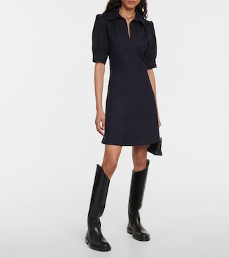 Vestido corto en mezcla de algodón | See By Chloé