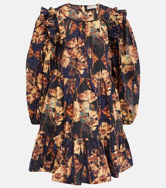 Robe Rhea en coton à fleurs | Ulla Johnson